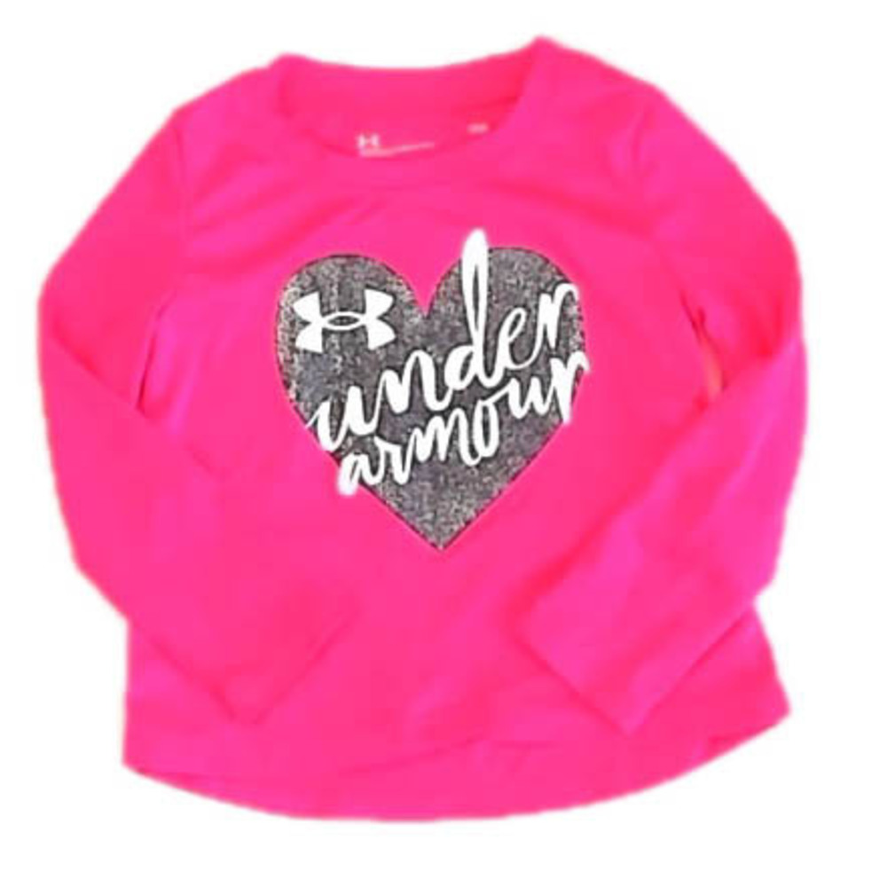 Under Armour Girls Pink Athletic Top size: 12 Months - Picture 1 of 1